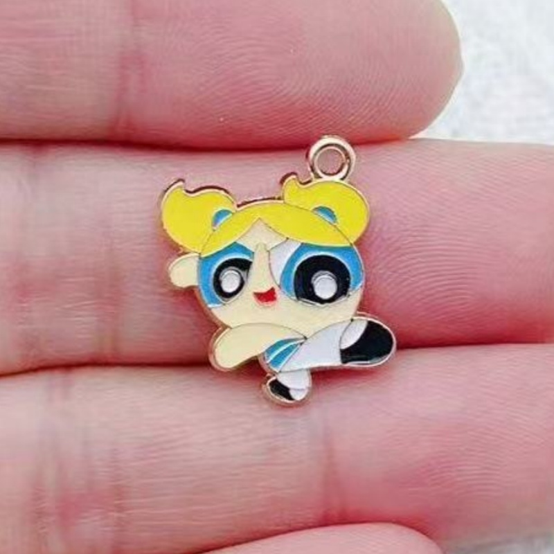 10pcs Alloy Oil-Dripping Carto - Earrings 评论和价格