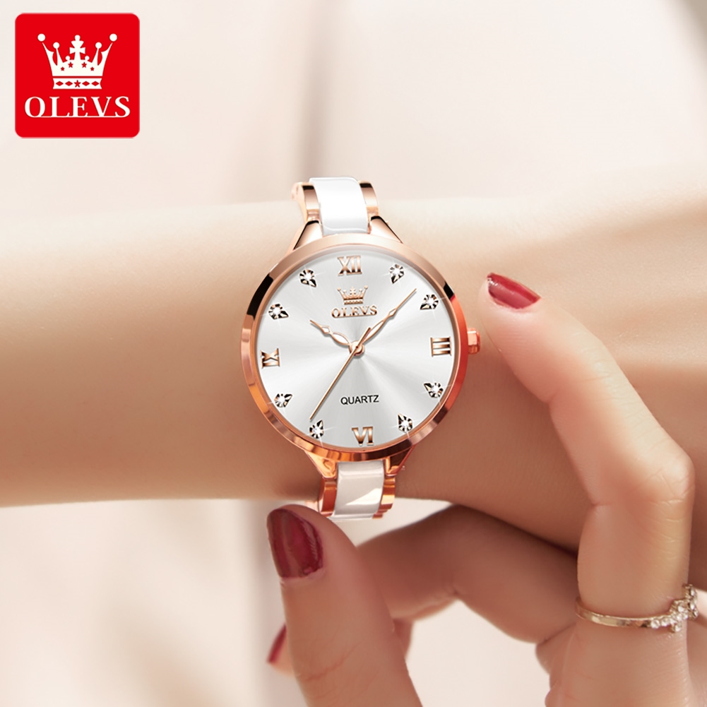 OLEVS 5872 Women Watches Quart - Watch Accessories 评论和价格
