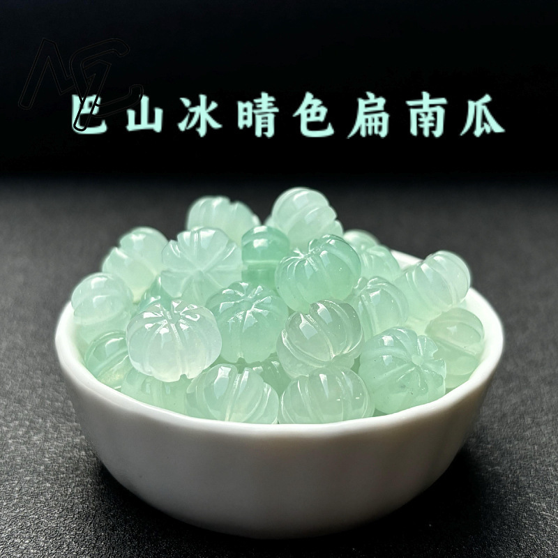 10pcs A Green Jade Pumpkin Bea - Earrings 评论和价格