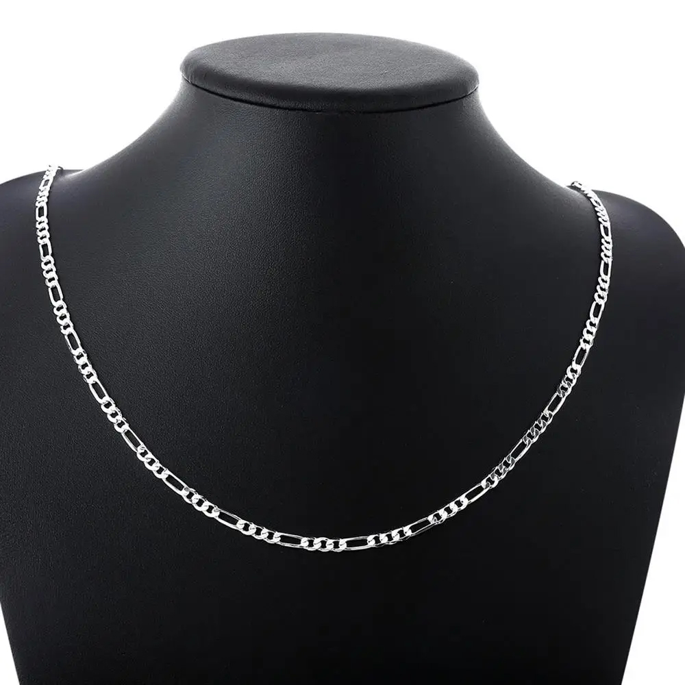 40-75cm 925 sterling Silver 16 - Cuban Link Chain 12Mm 评论和价格