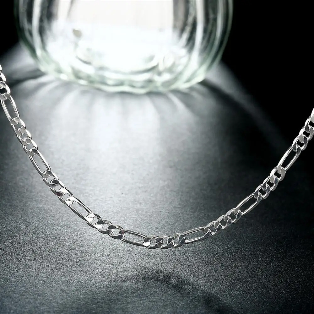 40-75cm 925 sterling Silver 16 - Cuban Link Chain 12Mm 评论和价格