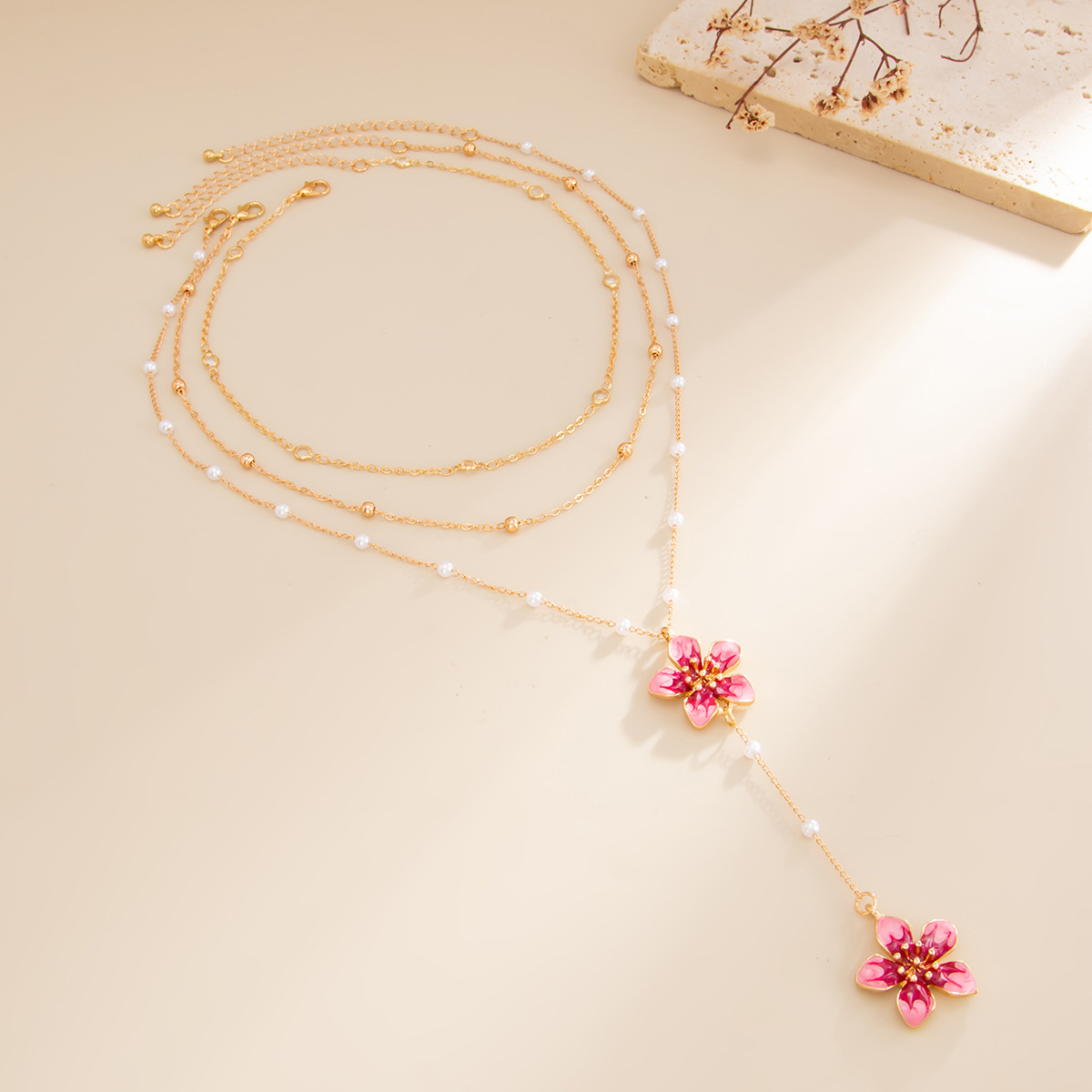 Clean Aesthetic Dainty Layered - Layered Pendant Necklace Aesthetic 评论和价格